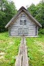 Forest hut for hikers Royalty Free Stock Photo