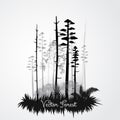 Forest illustration Royalty Free Stock Photo