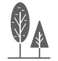 Forest Isolated Vector Icon that can be easily modified or edit Royalty Free Stock Photo