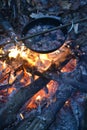 Forest Lunch, Camping, Outdoor, Hike Royalty Free Stock Photo