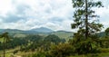 forest, mountain range of volcano nevado de Toluca