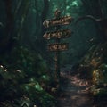 Forest Odyssey: Wavy Treacherous Path and the Twelve Directions