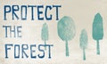 Forest Protection Planting Trees Environment Concept
