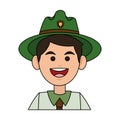 Forest ranger icon