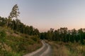 Forest road in the Pozeska gora