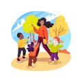 Forest school isolated cartoon vector illustration. Royalty Free Stock Photo