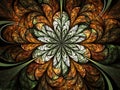 Forest themed fractal flowe