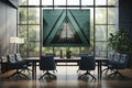 Forest View Conference Room: Modern Design Meets Nature.