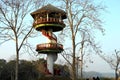 FOREST WATCH TOWER AT DUARS .WESTBENGAL Royalty Free Stock Photo