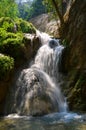 Forest waterfall Eravan, Thailand Royalty Free Stock Photo