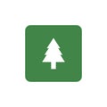 Forestation symbol icon vector illustration