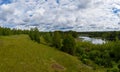Forested panorama Royalty Free Stock Photo