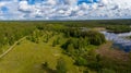 Forested panorama Royalty Free Stock Photo