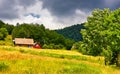 Forester cabin in the forest Royalty Free Stock Photo