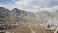 Forester Pass Mountain Landscapes in the Sierra Nevada Range of California on the Pacific Crest Trail.