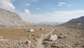 Forester Pass Mountain Landscapes in the Sierra Nevada Range of California on the Pacific Crest Trail.