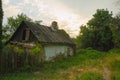 Forester& x27;s Cabin in the forest Royalty Free Stock Photo