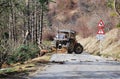 Foresters Clearing Rime Damanged Trees