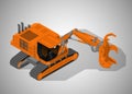 Forestry machinery. Royalty Free Stock Photo