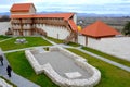 Foretified Walls and Medieval vestiges. Feldioara-Marienburg - fortress, Transylvania, Romania