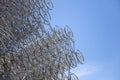 Forever bicycles sculpture in La Boca, Buenos Aires, Argentina