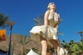 Forever Marilyn Statue Royalty Free Stock Photo