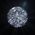 Forever round diamond with clipping path Royalty Free Stock Photo