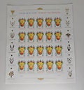 Forever Stamps, Lunar New Year, Year of Dragon Stamps, USA, February 2024 Royalty Free Stock Photo