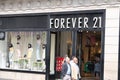 Forever 21 store on the Oxford street, London Royalty Free Stock Photo