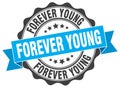 forever young seal. stamp