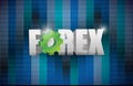 Forex sign illustration design