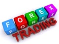 Forex trading Royalty Free Stock Photo