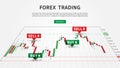 Forex Trading Signals vector illustration