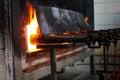 Forged fire for oven burning, Porcelain ceramics