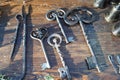 Forged metal products, collection Ancient key.