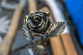 Forged rose Royalty Free Stock Photo