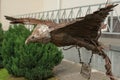 The forged sculpture `Eagle`