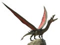 The Creepy Long Snouted Dragon, 3D Illustration