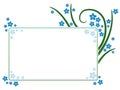 Forget-me-not frame