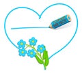 'Forget-me-not' Love Note