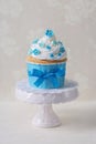 Forgetmenot cupcake Royalty Free Stock Photo