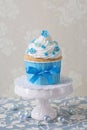 Forgetmenot cupcake Royalty Free Stock Photo