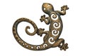 Forging salamander Royalty Free Stock Photo