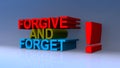Forgive and forget on blue