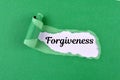 Forgiveness word Royalty Free Stock Photo