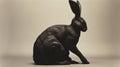 Forgotten: A Black Hare - Film Still By Karl Blossfeldt