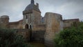 Forgotten French Castle in Countryside Royalty Free Stock Photo