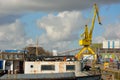 The forgotten harbor in Ghent, Abandoned factory