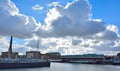 The forgotten harbor in Ghent, living boats and factories