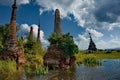 Forgotten time ancient ruins of Buddhist temples